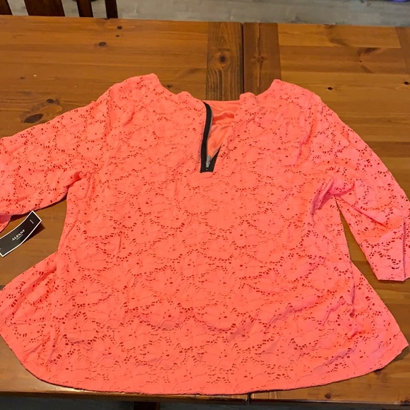 Alfani 3X Peach Blouse Women’s - Picture 1 of 4